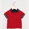 Camisa de Bebê Polo Marinheiro Vermelho