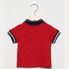 Camisa de Bebê Polo Marinheiro Vermelho