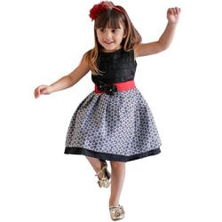 Vestido Infantil Magic Preto Vestido Infantil Magic Preto