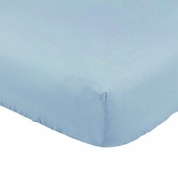 Lençol de Elástico Para Mini Berço Azul Lençol de Elástico Para Mini Berço Azul