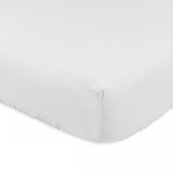 Lençol de Elástico Para Mini Berço Branco Lençol de Elástico Para Mini Berço Branco