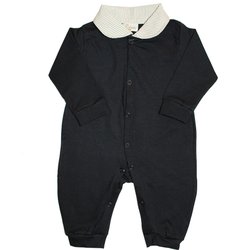 Macacão Manga Longa Preto Malha Macacão Manga Longa Preto Malha