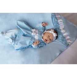 Saída de Maternidade Melinda Azul Saída de Maternidade Melinda Azul