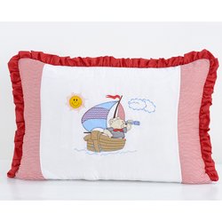Kit Berço Pirata Vermelho 9 Peças Kit Berço Pirata Vermelho 9 Peças
