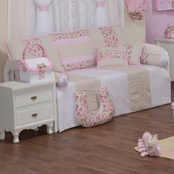 Kit Cama Babá Lacinho Floral Rosa 100% Algodão 10 Peças Kit Cama Babá Lacinho Floral Rosa 100% Algodão 10 Peças