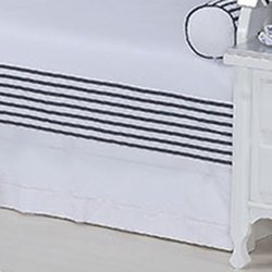 Saia de Cama Babá Urso Navy Branca Saia de Cama Babá Urso Navy Branca