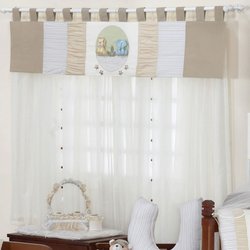 Cortina Quarto de Bebê Floresta Palha 7 Peças Cortina Quarto de Bebê Floresta Palha 7 Peças
