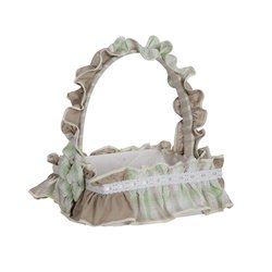 Cesta Decorada Zoo Baby Palha Cesta Decorada Zoo Baby Palha