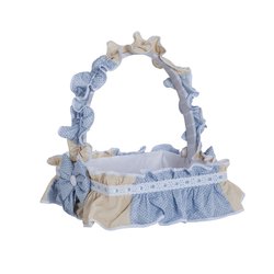 Cesta Decorada Ursinhos Fofuchos Azul Cesta Decorada Ursinhos Fofuchos Azul