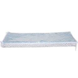 Trocador Plastificado Imperialle Chevron Azul Trocador Plastificado Imperialle Chevron Azul
