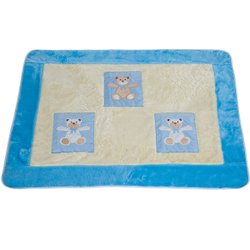 Tapete de Pelúcia Antiderrapante Fofuchos Azul Tapete de Pelúcia Antiderrapante Fofuchos Azul