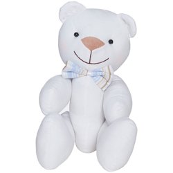 Ursinho Decorativo Toys Listras Azul G Ursinho Decorativo Toys Listras Azul G