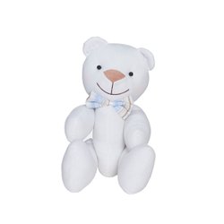 Ursinho Decorativo Toys Listras Azul M Ursinho Decorativo Toys Listras Azul M