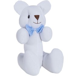 Ursinho Decorativo Fofuchos Azul G Ursinho Decorativo Fofuchos Azul G
