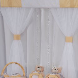 Pêndulo Para Cortina Retrô - Amarelo Pêndulo Para Cortina Retrô - Amarelo