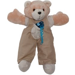 Urso Porta Chupeta Esplendor Cáqui Urso Porta Chupeta Esplendor Cáqui