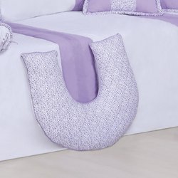 Almofada Amamentação Enxoval Bebê Menina Conforto Butterfly Lilás Floral Almofada Amamentação Enxoval Bebê Menina Conforto Butterfly Lilás Floral