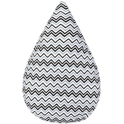 Almofada Gota Chevron Preto Almofada Gota Chevron Preto