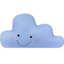 Almofada Nuvem Feliz Azul Almofada Nuvem Feliz Azul