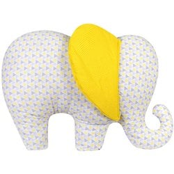 Almofada Elefante Triângulo Amarelo Almofada Elefante Triângulo Amarelo