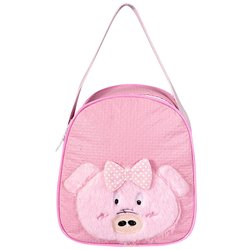 Mochila Porquinha Rosa de Mão P Mochila Porquinha Rosa de Mão P
