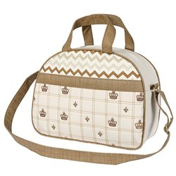 Bolsa Maternidade Nobreza Chevron Palha M Bolsa Maternidade Nobreza Chevron Palha M