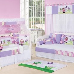Quarto Completo Enxoval Bebê Menina Tulipa Rosa - Lilás Quarto Completo Enxoval Bebê Menina Tulipa Rosa - Lilás