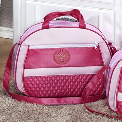 Bolsa Maternidade Golden Pink G Bolsa Maternidade Golden Pink G