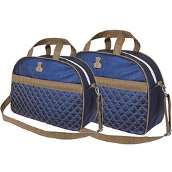 Kit Bolsa Maternidade Ursinho Chess Marinho 2 Peças Kit Bolsa Maternidade Ursinho Chess Marinho 2 Peças