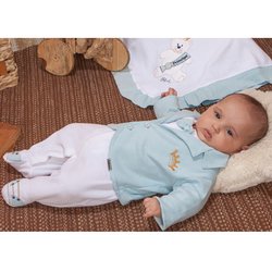 Saída de Maternidade Príncipe Azul 3 Peças Saída de Maternidade Príncipe Azul 3 Peças