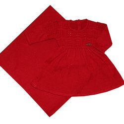 Saída de Maternidade Emma Tricot Vermelho 3 Peças Saída de Maternidade Emma Tricot Vermelho 3 Peças