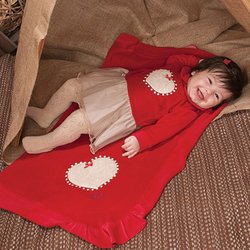 Saída de Maternidade Alice Vermelho 3 Peças Saída de Maternidade Alice Vermelho 3 Peças