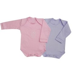 Kit Body de Bebê Sou da Vovó Rosa e Lilás 2 Peças Kit Body de Bebê Sou da Vovó Rosa e Lilás 2 Peças