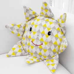 Almofada Sol Losango Amarelo Almofada Sol Losango Amarelo