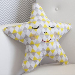 Almofada Estrela Losango Amarelo Almofada Estrela Losango Amarelo