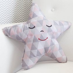 Almofada Estrela Losango Rosa Almofada Estrela Losango Rosa
