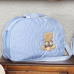 Bolsa Maternidade Ursinho Mimado Azul G Bolsa Maternidade Ursinho Mimado Azul G