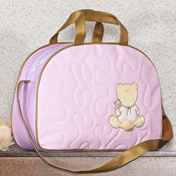 Bolsa Maternidade Ursinho Mimado Rosa G Bolsa Maternidade Ursinho Mimado Rosa G