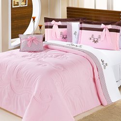 Kit Cama Queen Fascínio Rosa 5 Peças Kit Cama Queen Fascínio Rosa 5 Peças