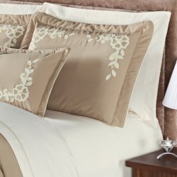 Jogo de Cama Queen Harmonia Palha 4 Peças Jogo de Cama Queen Harmonia Palha 4 Peças