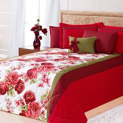 Kit Cama Queen Savana Vermelho 7 Peças Kit Cama Queen Savana Vermelho 7 Peças