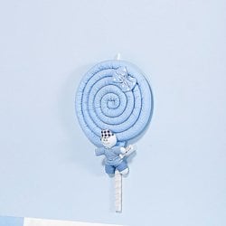 Enfeite de Porta para Quarto de Bebê Pirulito Enxoval Menino Ternura Azul Enfeite de Porta para Quarto de Bebê Pirulito Enxoval Menino Ternura Azul