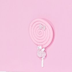 Enfeite de Porta para Quarto de Bebê Pirulito Enxoval Menina Encanto Rosa Enfeite de Porta para Quarto de Bebê Pirulito Enxoval Menina Encanto Rosa