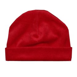Touca de Bebê Basic Vermelho Plush Touca de Bebê Basic Vermelho Plush
