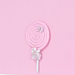 Enfeite de Porta para Quarto de Bebê Pirulito Enxoval Menina Maravilha Rosa Enfeite de Porta para Quarto de Bebê Pirulito Enxoval Menina Maravilha Rosa