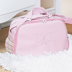 Bolsa Bebê Maternidade Menina Naná Rosa Tamanho M Bolsa Bebê Maternidade Menina Naná Rosa Tamanho M