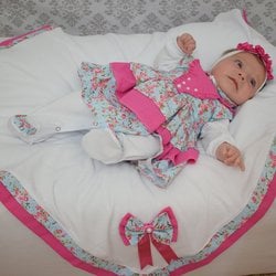 Saída de Maternidade Anni Pink 5 Peças Saída de Maternidade Anni Pink 5 Peças
