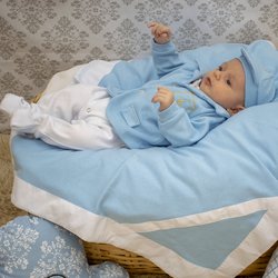 Saída de Maternidade Artur Azul 5 Peças Saída de Maternidade Artur Azul 5 Peças