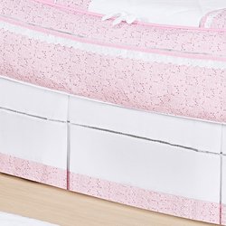 Saia de Berço Para Quarto de Bebê Menina Encanto Saia de Berço Para Quarto de Bebê Menina Encanto