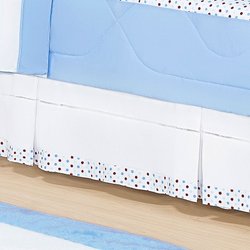Saia de Berço Para Quarto de Bebê Menino Hipopó Saia de Berço Para Quarto de Bebê Menino Hipopó